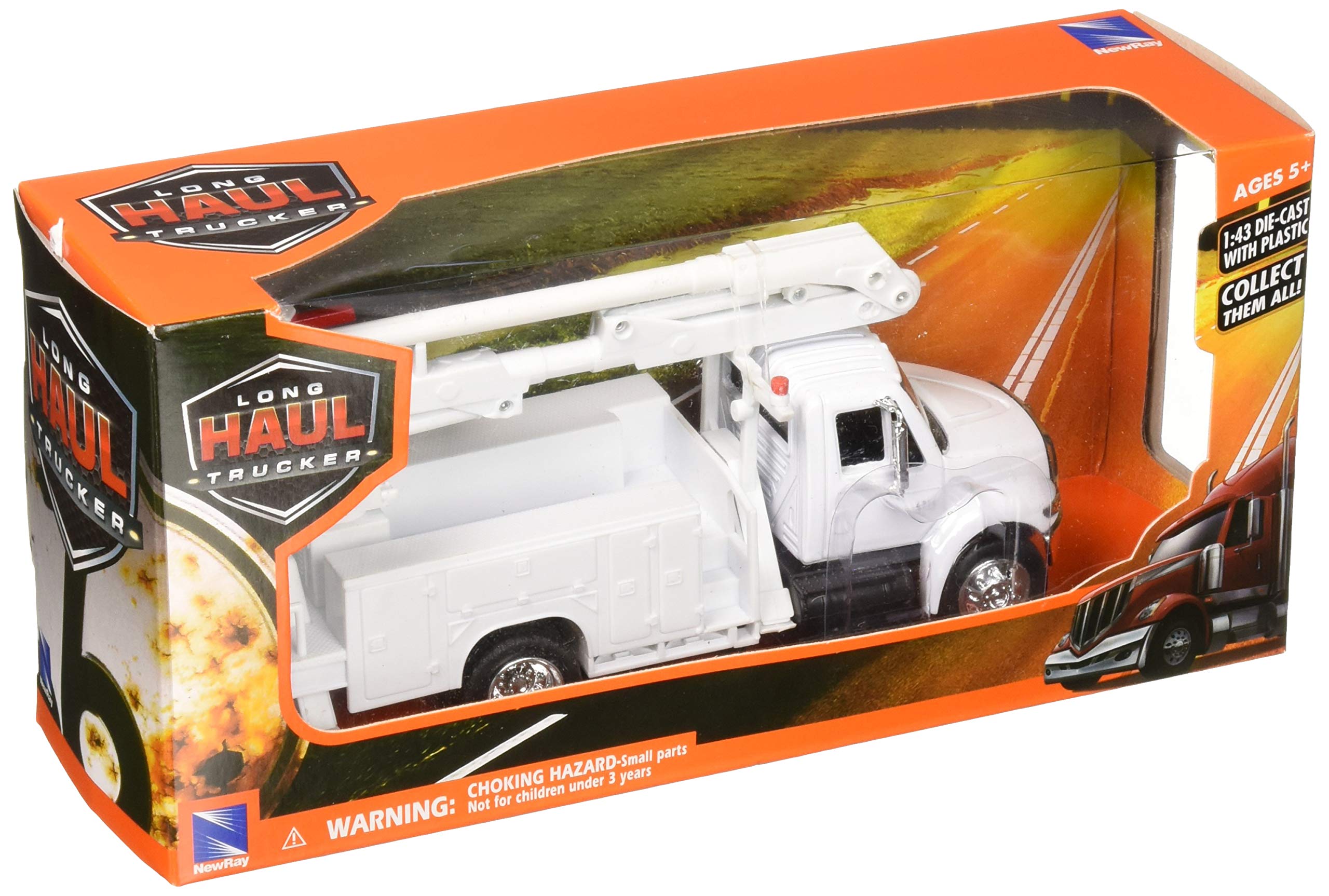 NewRay International 4200 service truck white rear detail highlights authentic trim