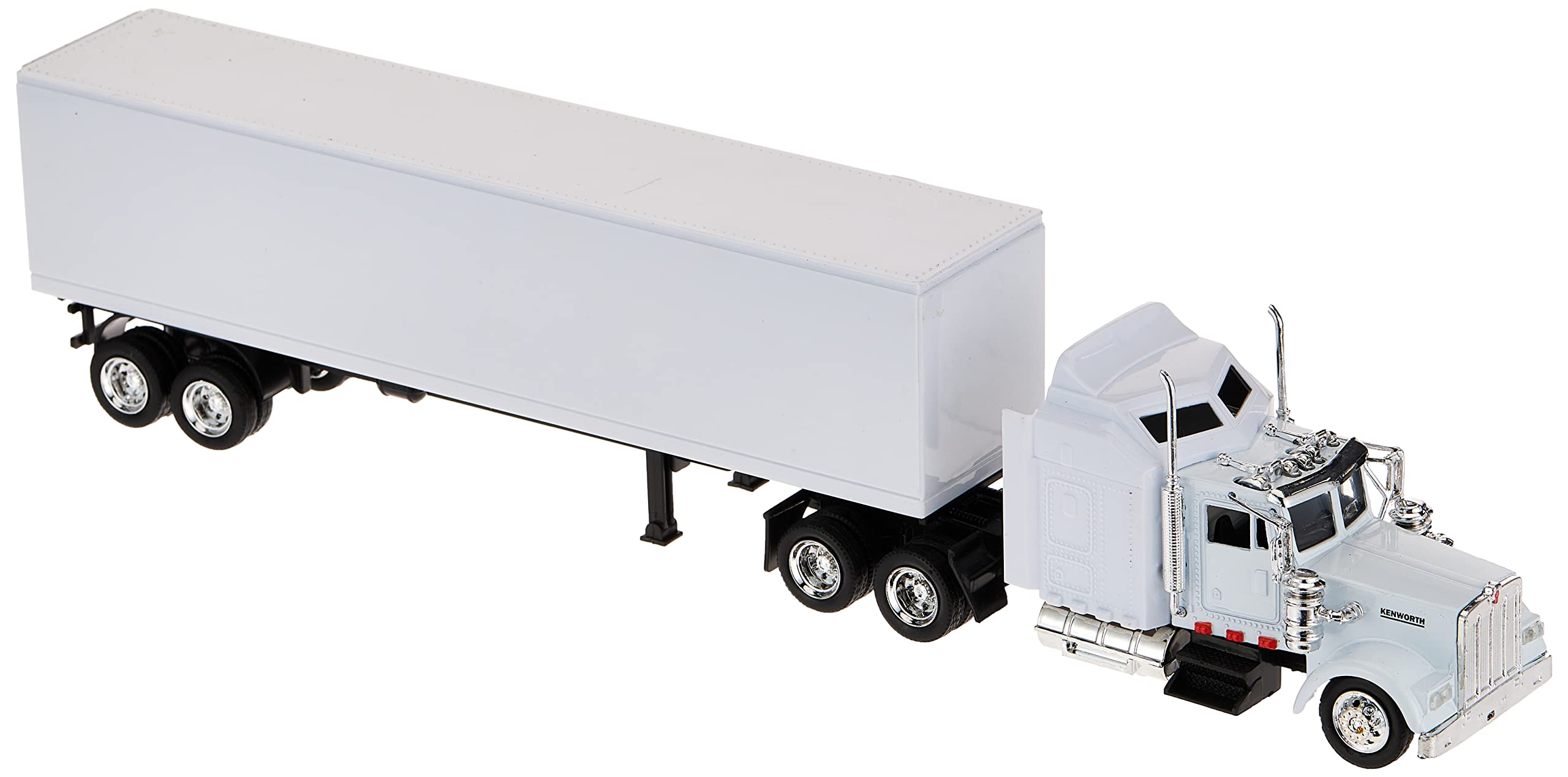 NewRay Kenworth W900 plain white exterior front view for display-ready styling