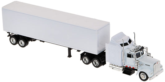 NewRay Kenworth W900 plain white exterior front view for display-ready styling