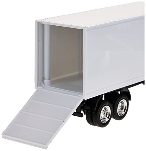 NewRay Kenworth W900 plain white trailer hitch with authentic coupling visuals