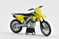 New-Ray Suzuki RM-Z450 2014 yellow color die-cast perfect for shelf or desk decor