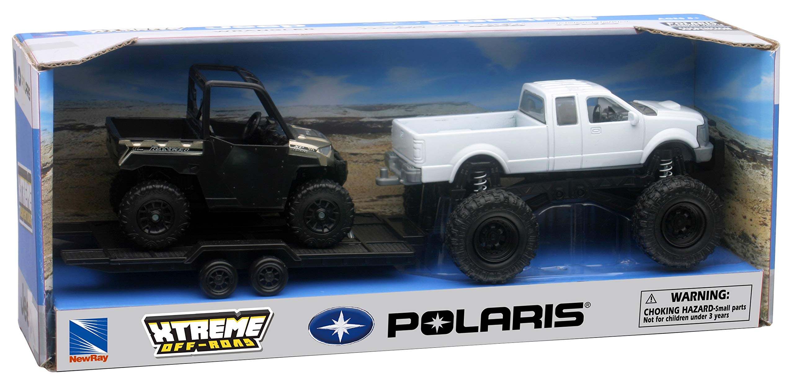 NewRay Polaris Ranger highlighting off-road versatility and display