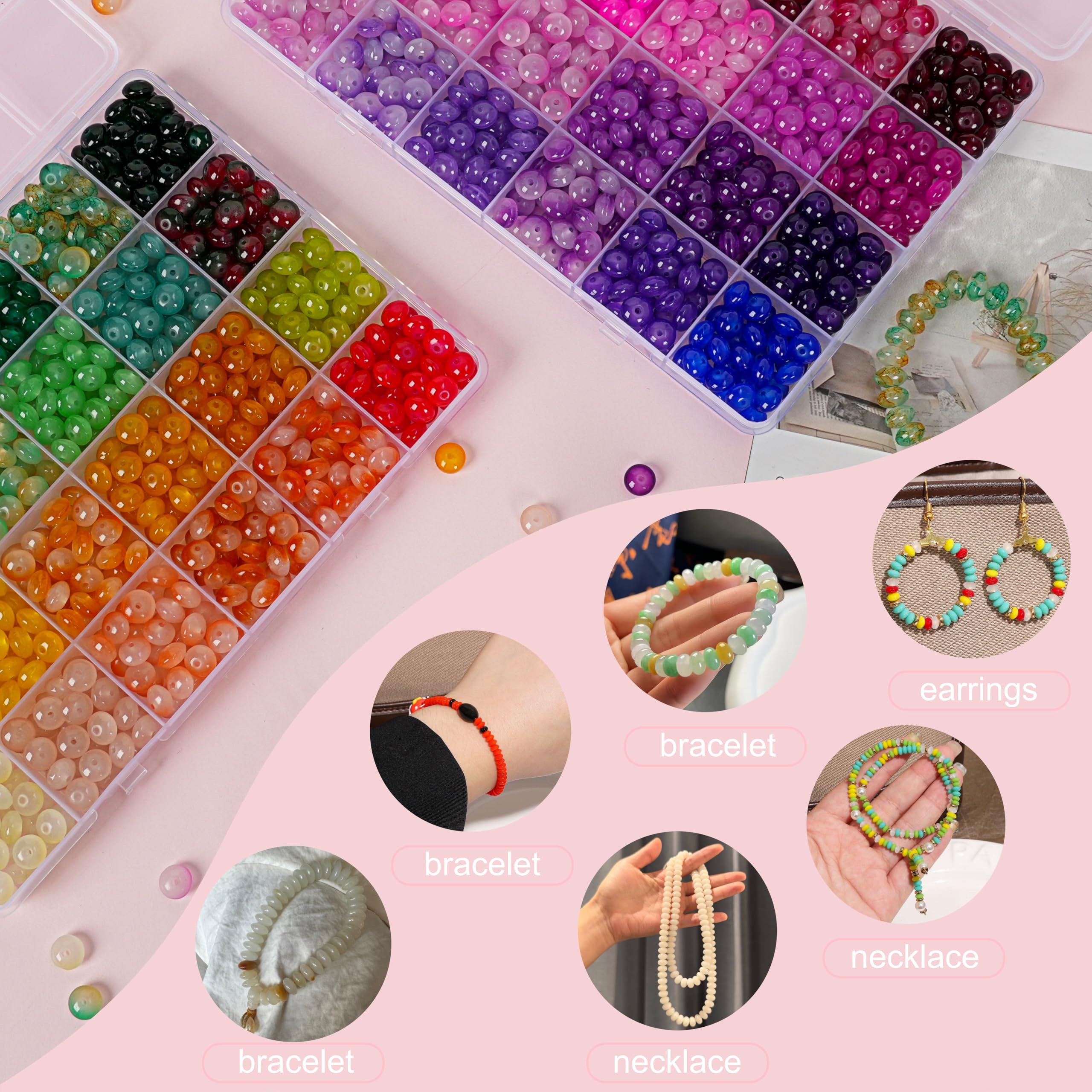 NewsKit gold and silver spacer beads add subtle shine to designs.