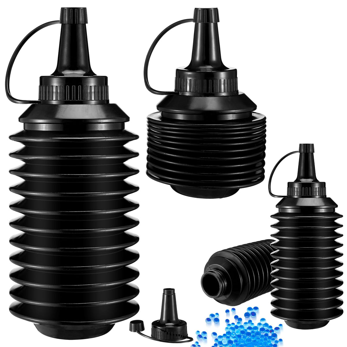 Newtay 4-pack gel bead bottles with large capacity for extended play