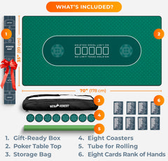 Newverest gift-ready box makes a ready-to-gift poker topper.