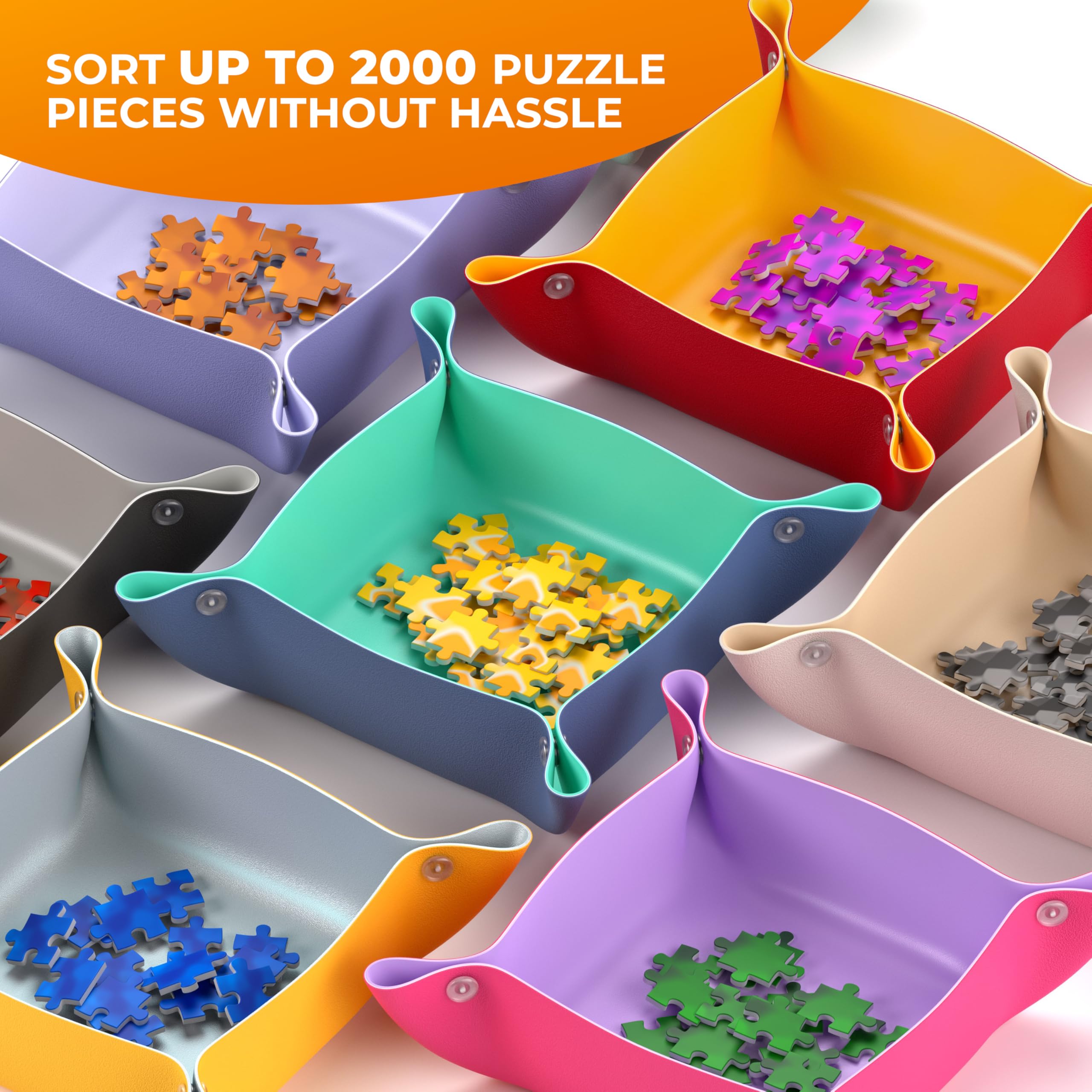 Newverest glue application sheets preserve finished puzzles with clean edges