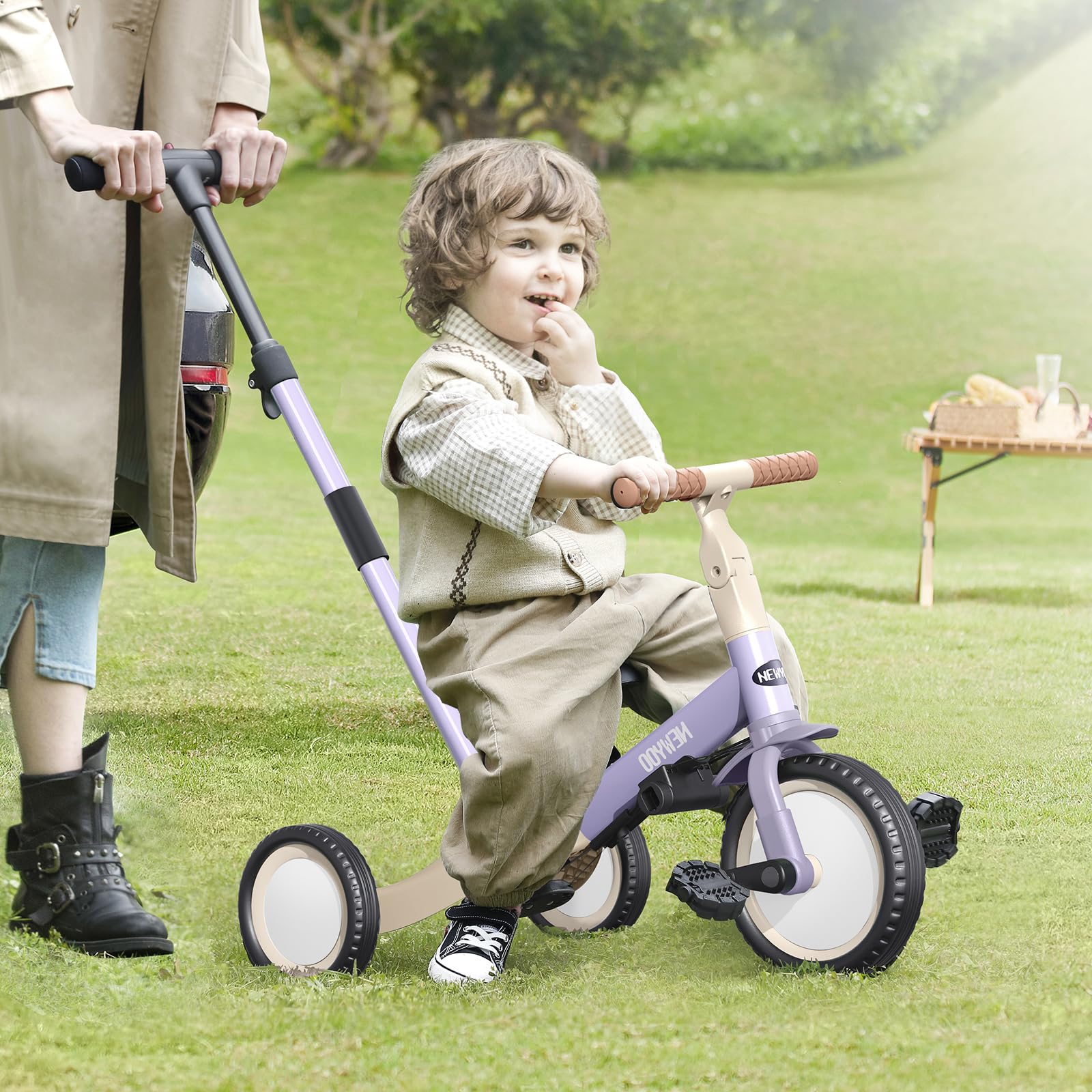 newyoo EVA wheels deliver a smooth ride on various surfaces.