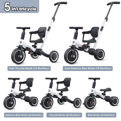Newyoo push handle steering enables parent-guided control for a steady ride