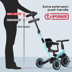 newyoo tricycle EVA wheels delivering a smooth ride