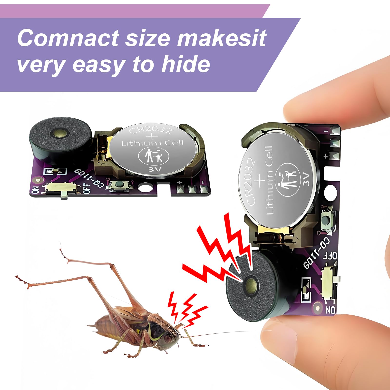 Nexalune prank-kit-magnetic-attachments: magnetic tape lets quick hiding behind appliances.
