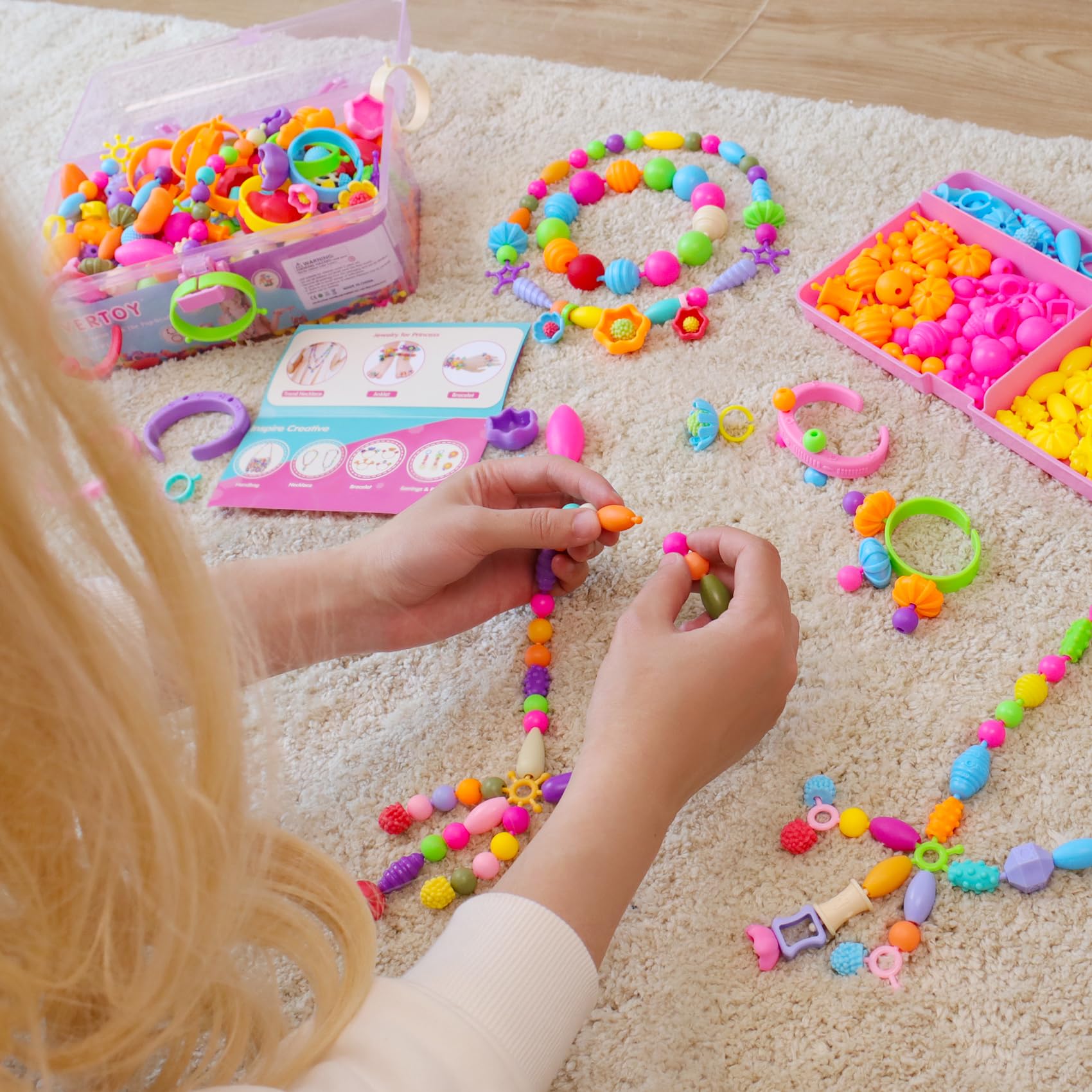 NEXBOX colorful beads close-up highlights varied textures and colors for design ideas.