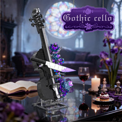 Music-inspired NexBrixxi cello design suits home studios and gift moments.