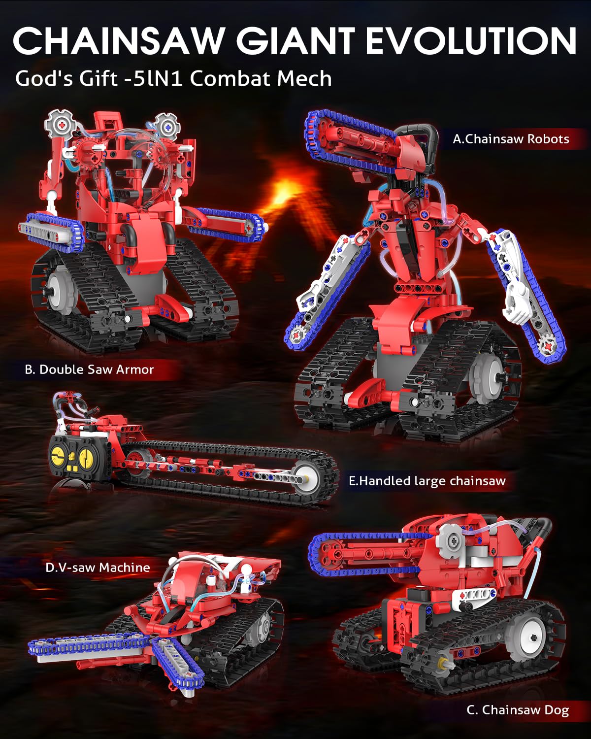 NEXTJOY handheld chainsaw model for portable interactive play