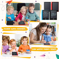 Nezyo colorful LCD drawing pad supports kids' creativity and mess-free doodling.