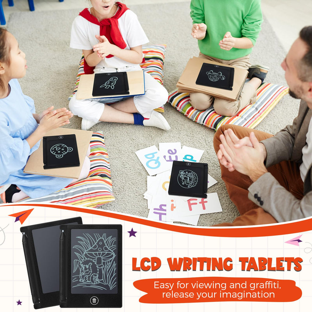Nezyo LCD writing pad packaging display highlights a safe learning tool.