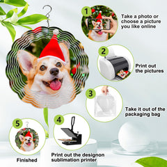 Ngdiluxury aluminum wind spinner material for durable outdoor decor.