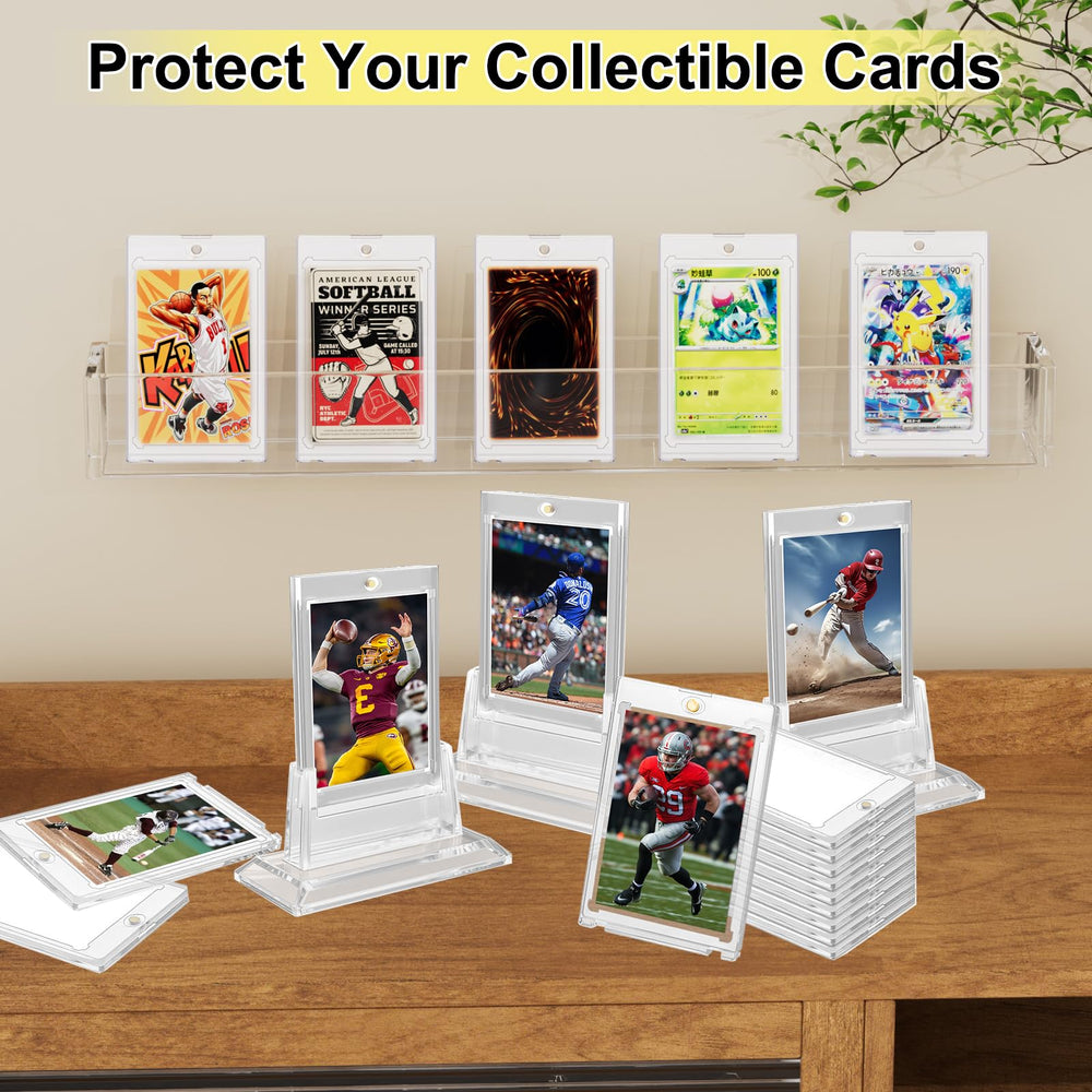 Ngdiluxury clear sleeves ideal for sports and trading cards display