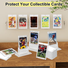 Ngdiluxury clear sleeves ideal for sports and trading cards display