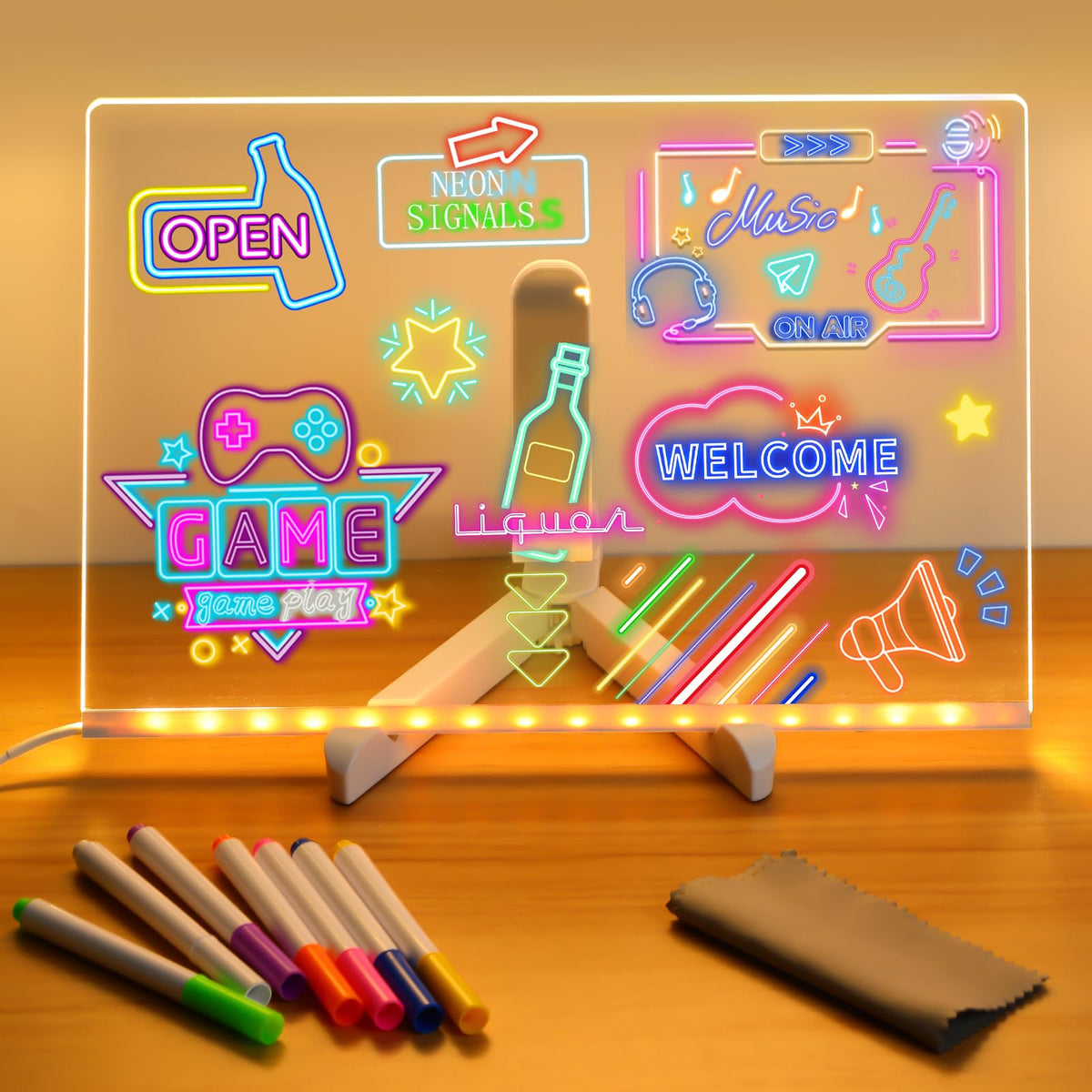 Niaoyun LED note board with colors for bright, expressive notes.