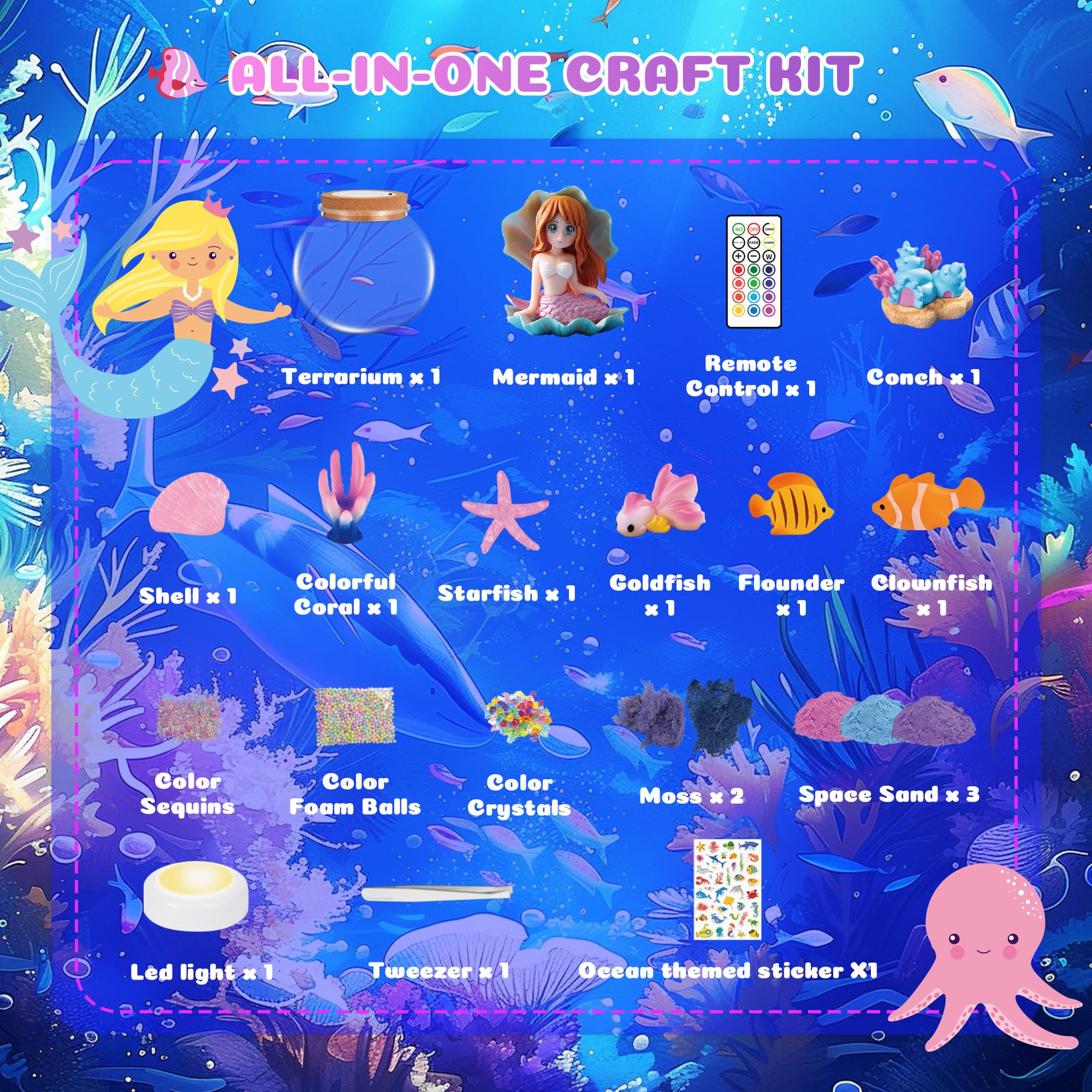 Nicella Mermaid DIY garden assembly supports hands-on learning and motor skill practice