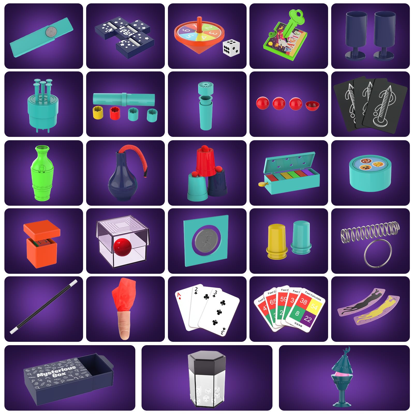 Premium 28-in-1 props from Nicella enable versatile, engaging performances.