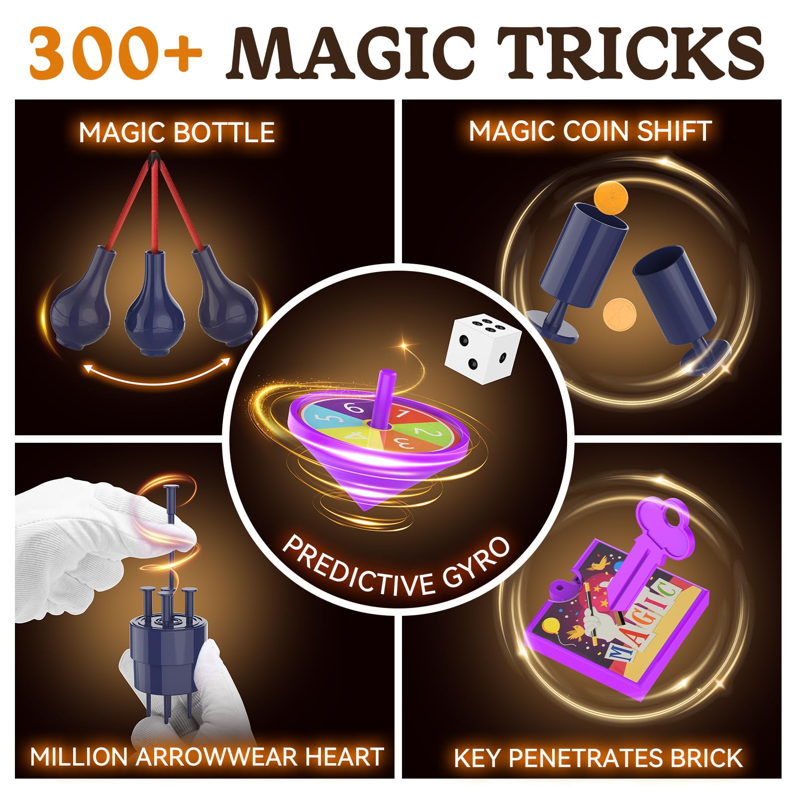 Nicella Magic Kit child-safe props with smooth edges for safe beginner play
