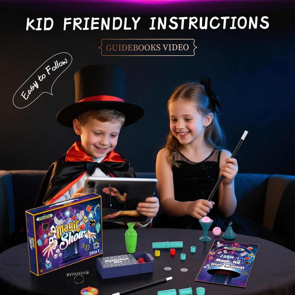 Nicella magic props designed for small hands support dexterity and control.