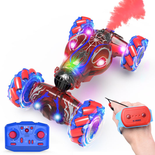 Nicella S-Pider RC car with LED lights for thrilling night races.