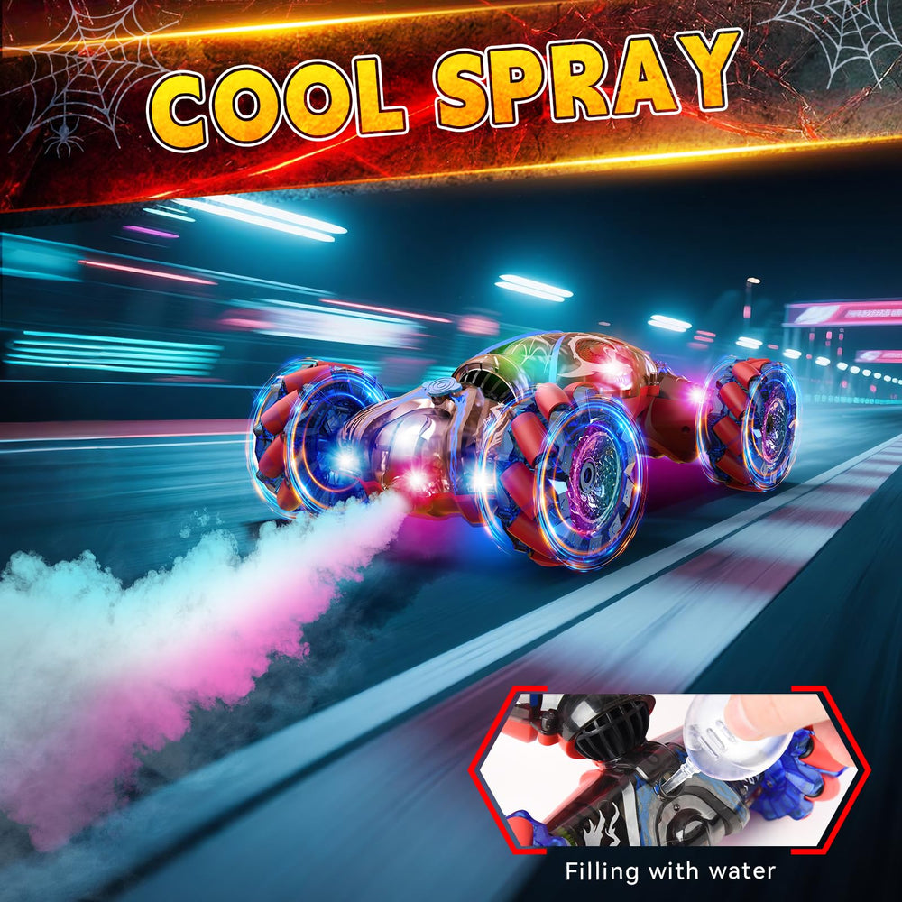 Nicella S-Pider spray function adds visual effects during play.