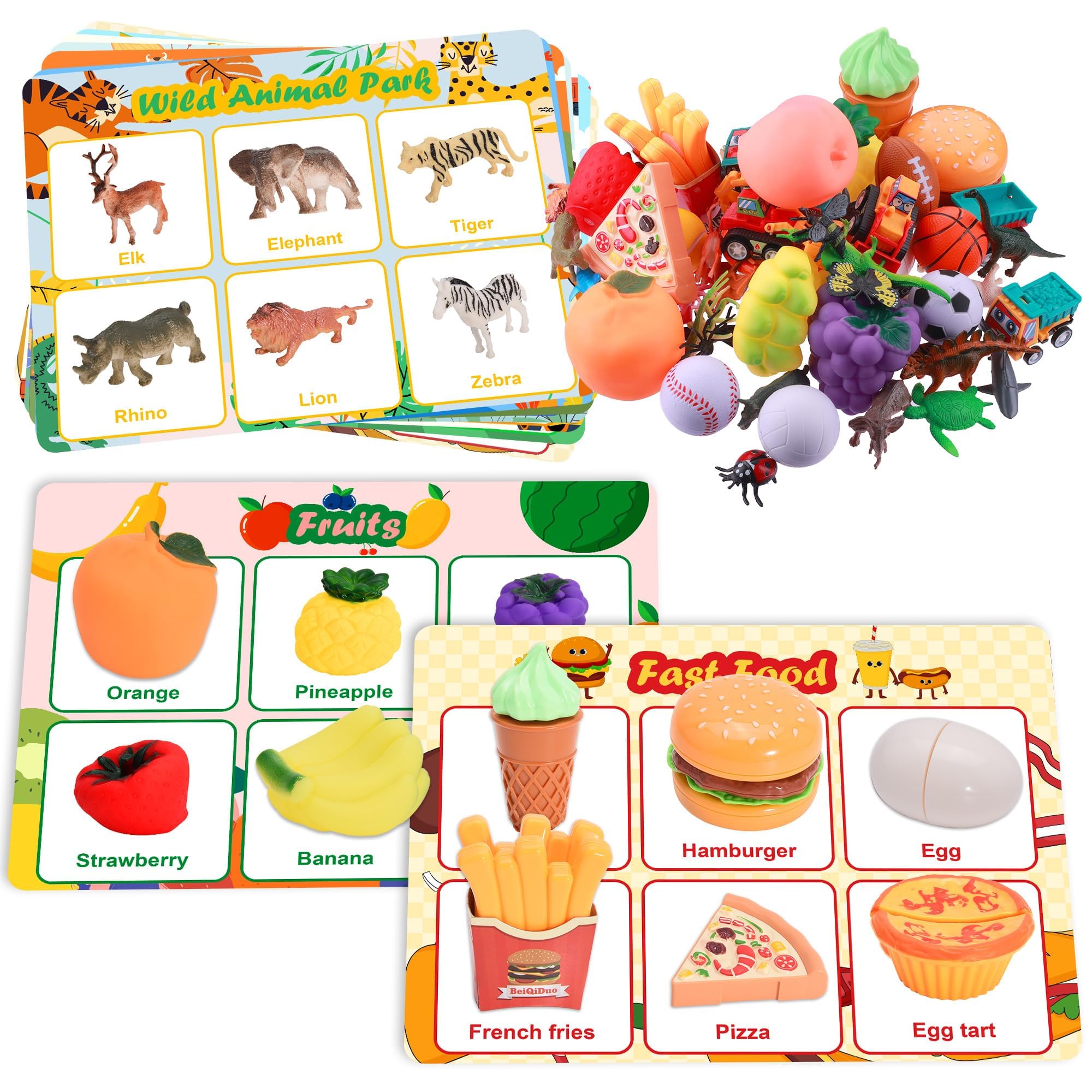 Nicella sorting toys for toddlers with nine themes to boost early categorization skills
