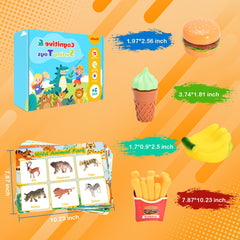 Nicella toddler sorting game helps recognize fruits, animals, and objects during play