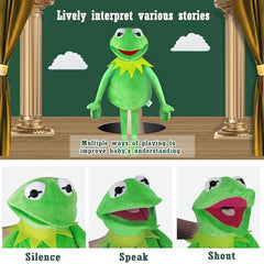 NICERINC Kermit Puppet closeup face showcases authentic Muppet character design.