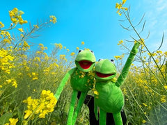 NICERINC Kermit Puppet iconic Muppets character enhances performance and imagination.