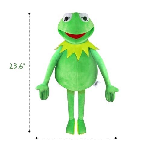 NICERINC Kermit Puppet soft body invites gentle squeezes and cuddly moments.