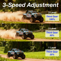 NICETHUMB mini RC truck suspension delivers smooth handling on varied surfaces.