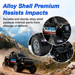  NICETHUMB mini RC truck with trailer expands play scenarios for storytelling.