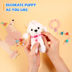 Niceup Poodle plush puppy suitable as classroom pets and gift toppers.