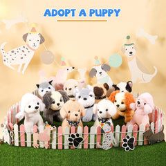 Niceup Schnauzer plush puppy ideal as loot bag filler and decor.
