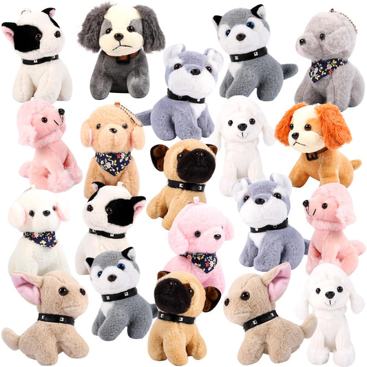Niceup miniature Chihuahua plush puppy for classroom rewards and backpack charms