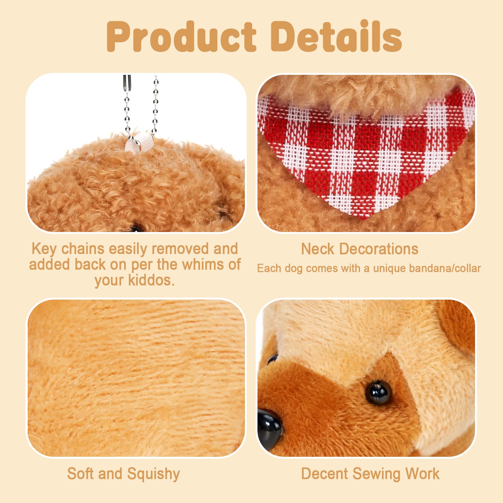 Niceup poodle plush in soft material for safe, cuddly play