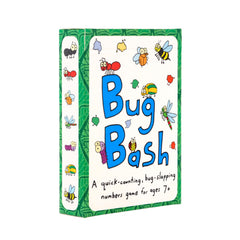 Niche Nation Games Bug Bash deck of cards for quick counting and rapid slaps.