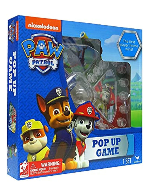 Nickelodeon Paw Patrol Pop Up Game board, ideal for family playtime and easy handling
