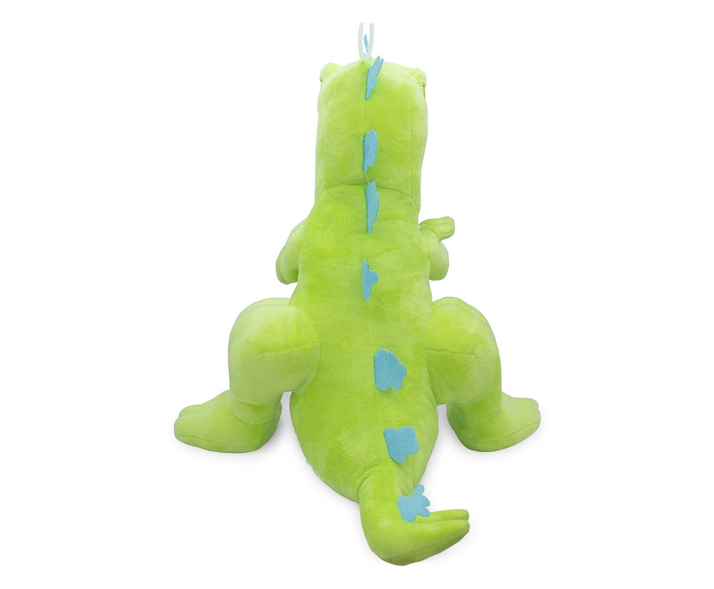 Nickelodeon Rugrats Reptar plush soft fabric offers cozy hugs.