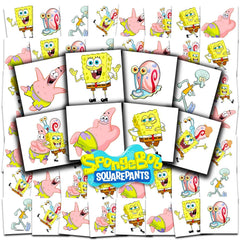 Nickelodeon Spongebob crayons included with coloring books for creative play.
