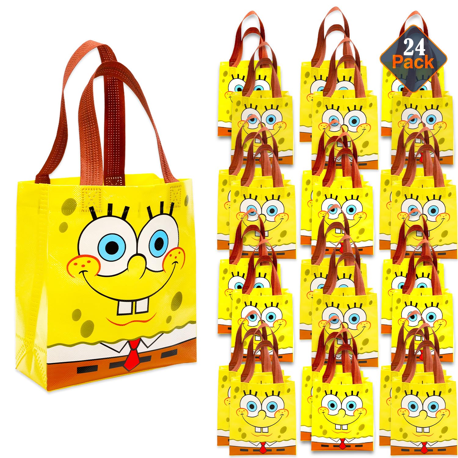 Nickelodeon Spongebob stickers pack for decorating loot and crafts.
