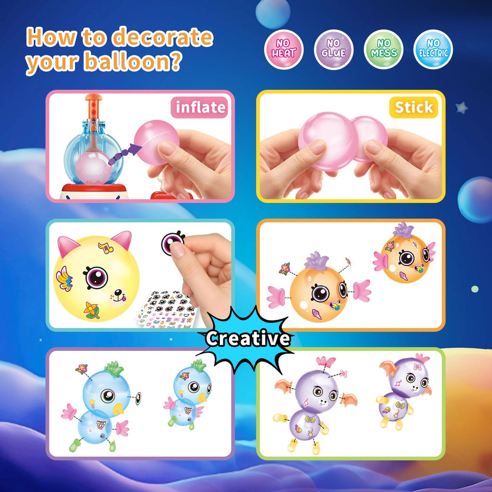 Nicknack Elastic, Durable Balloons resist bursts for energetic kids.