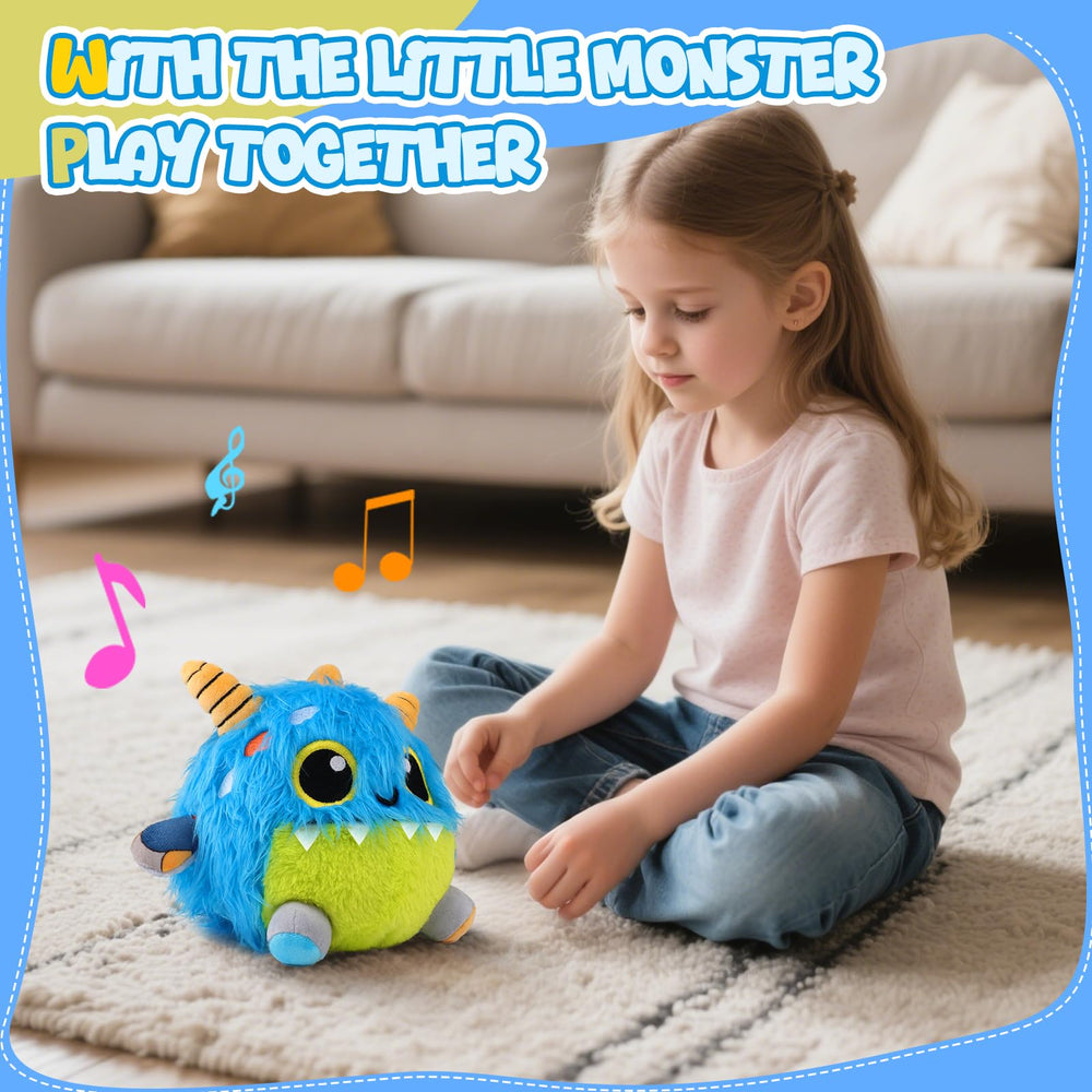 Nicknack soft plush design with rounded edges for safe play.