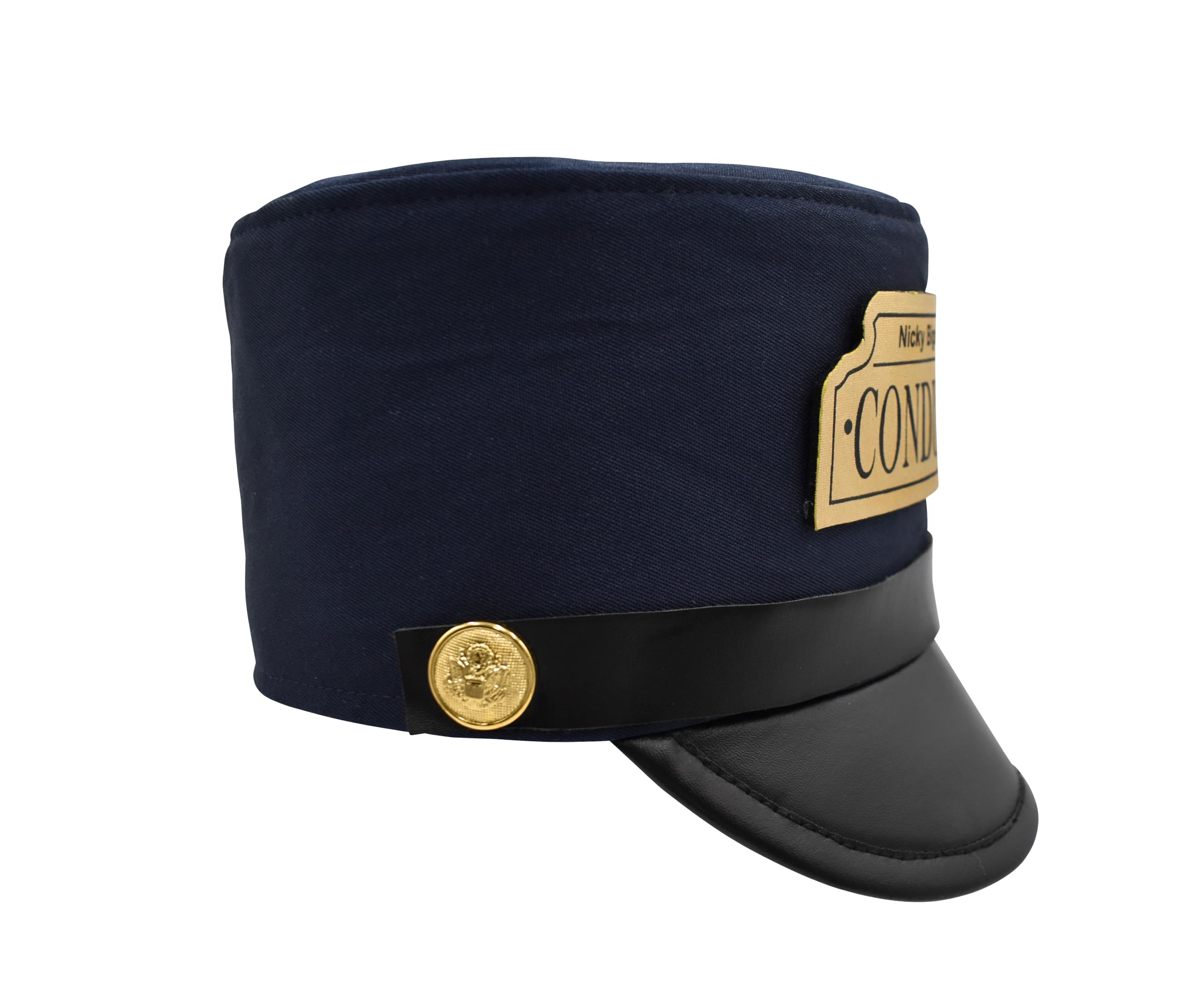 Conductor hat for Halloween costumes by Nicky Bigs, ideal for themed events.