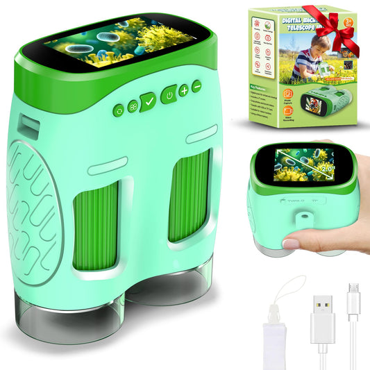 Nicmore 1000X handheld microscope with 4K screen for bright, detailed viewing during exploration