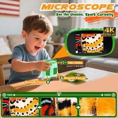 Nicmore 1000X in 3-in-1 mode demonstrates microscope, telescope, camera in one